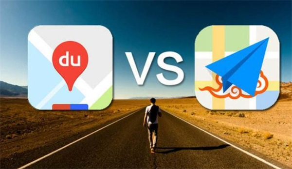 Comparison of Amap and Baidu Maps interfaces on smartphones