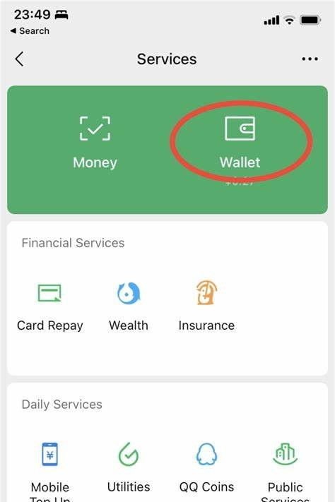 WeChat Pay wallet activation screen showing password setup