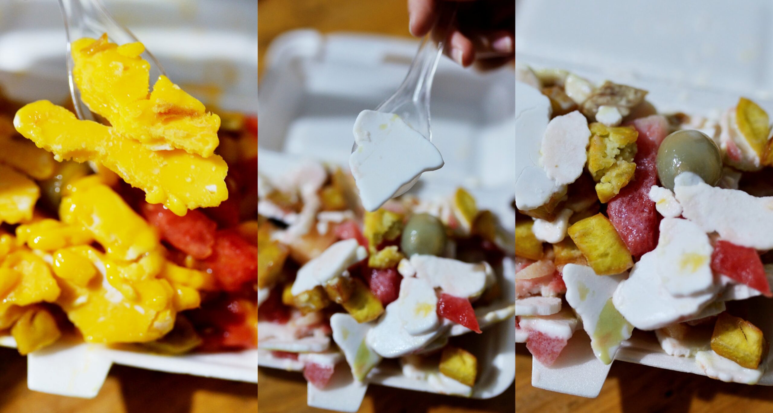  A beautiful bowl of finished Mango Fried Ice