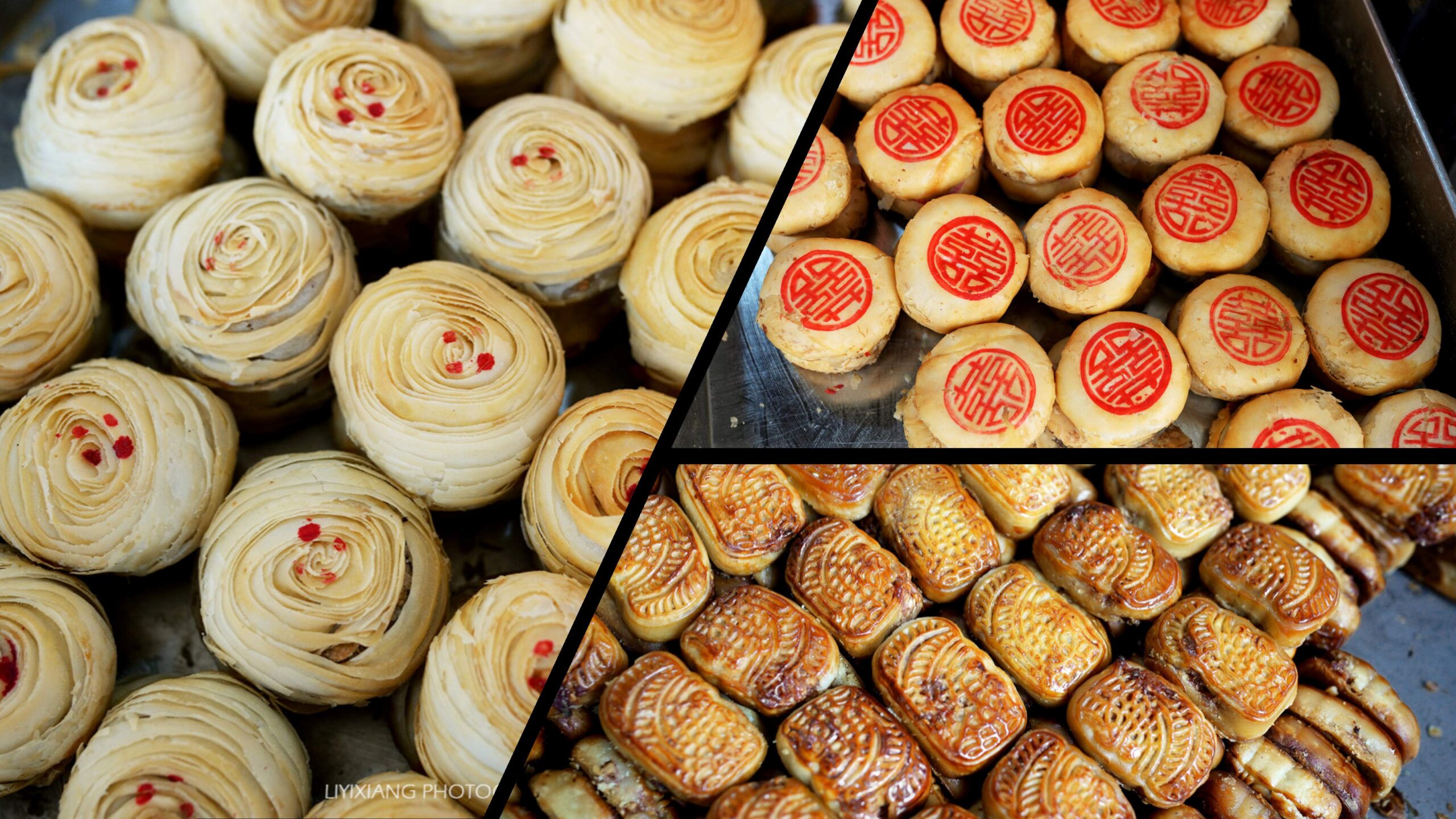  A display of various traditional Chaoshan pastries