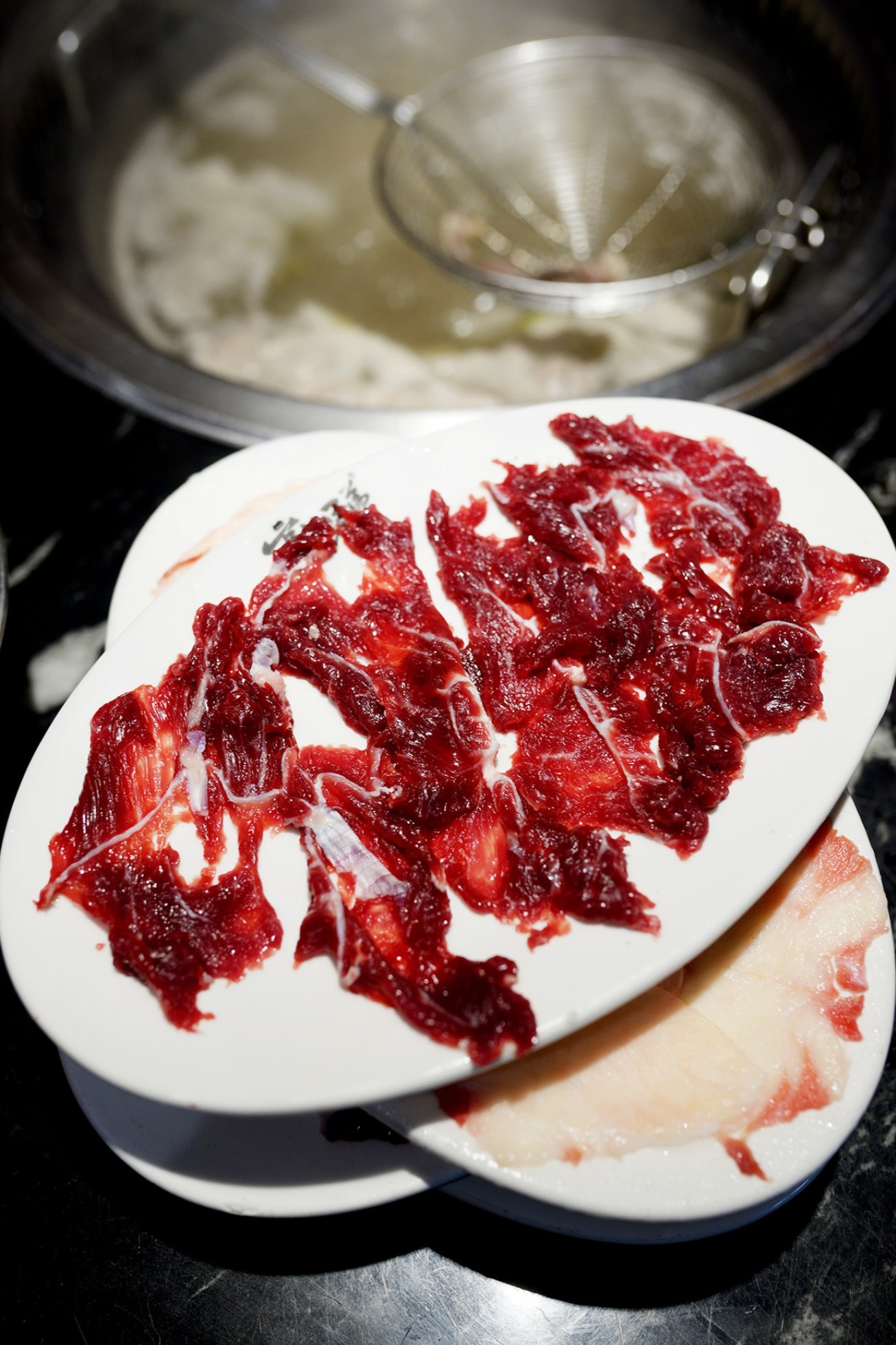  A vertical shot displaying an assortment of different beef