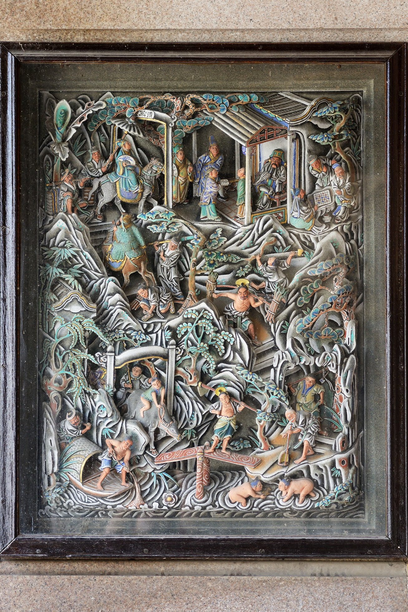  a clear focus on the famous herding boy and the impossibly thin