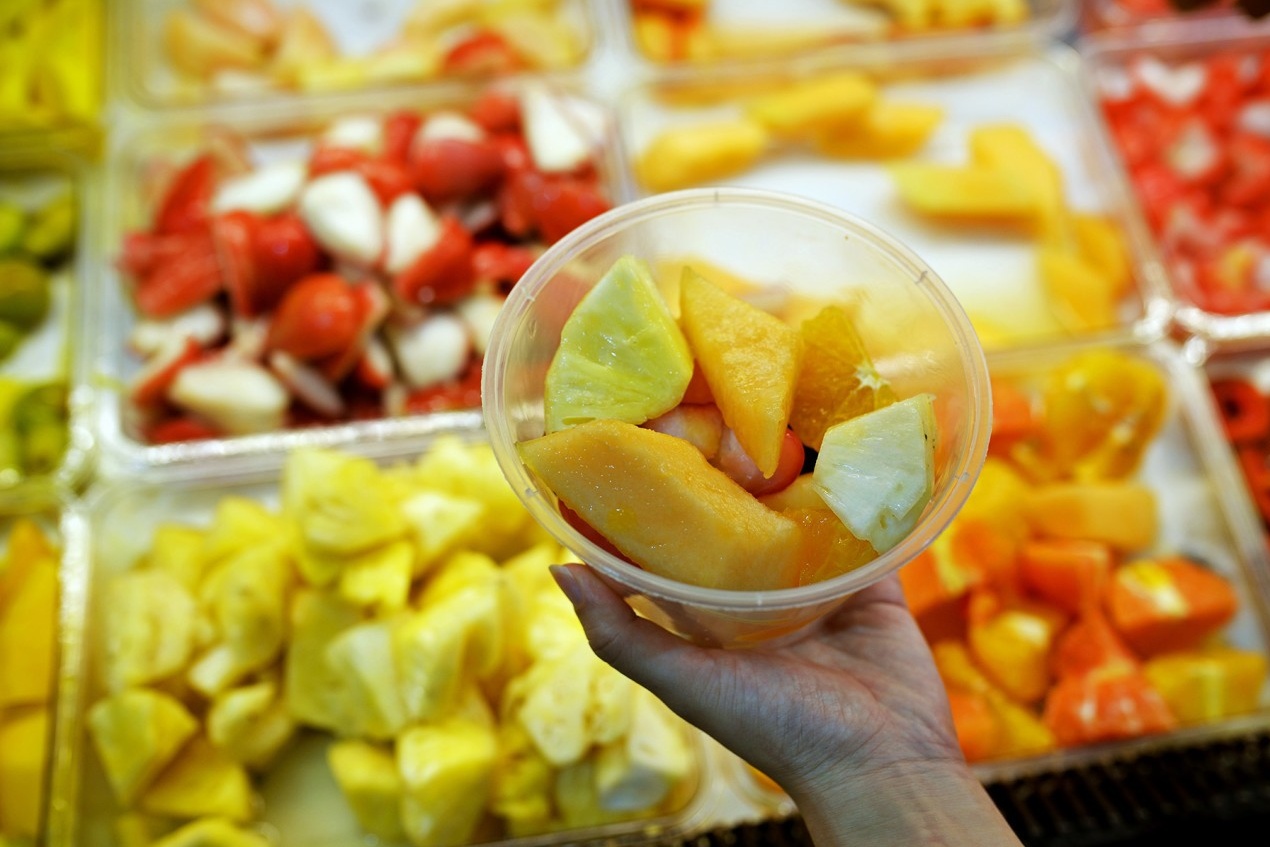  colorful display of dozens of types of freshly cut