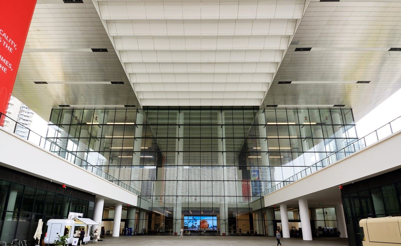 Exterior of the new Shenzhen Art Museum in Longhua District