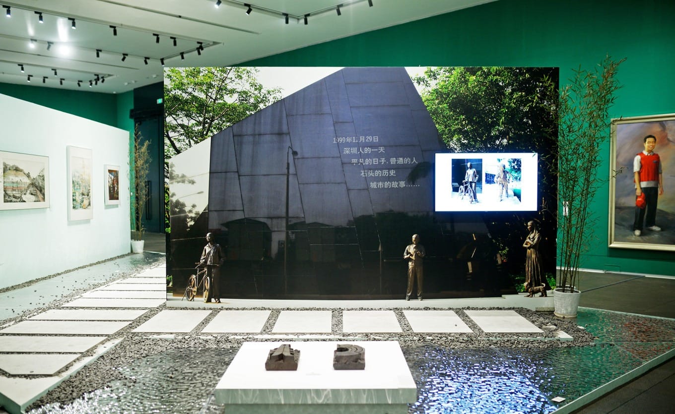 Looking Back Pioneering Forward exhibition overview at Shenzhen Art Museum