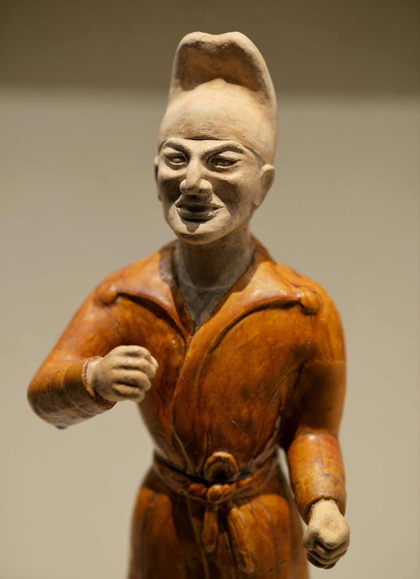 Tang Dynasty tri-color glazed camel representing Silk Road trade