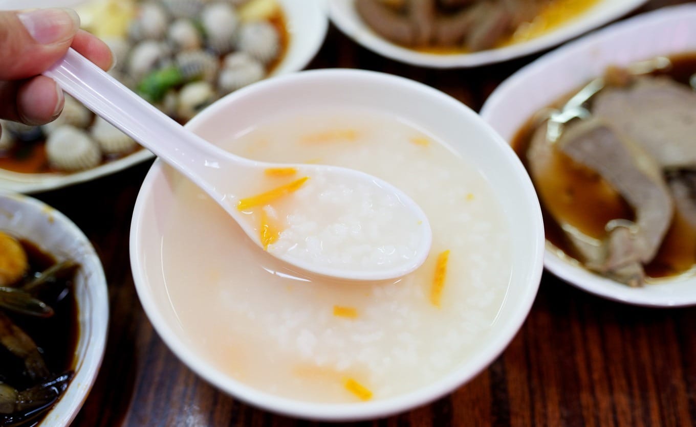 Chaoshan-style sweet potato congee with thick, comforting texture