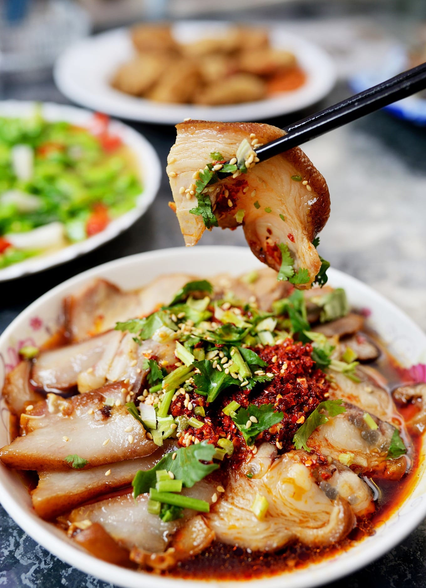 Fried fermented tofu with a crispy exterior