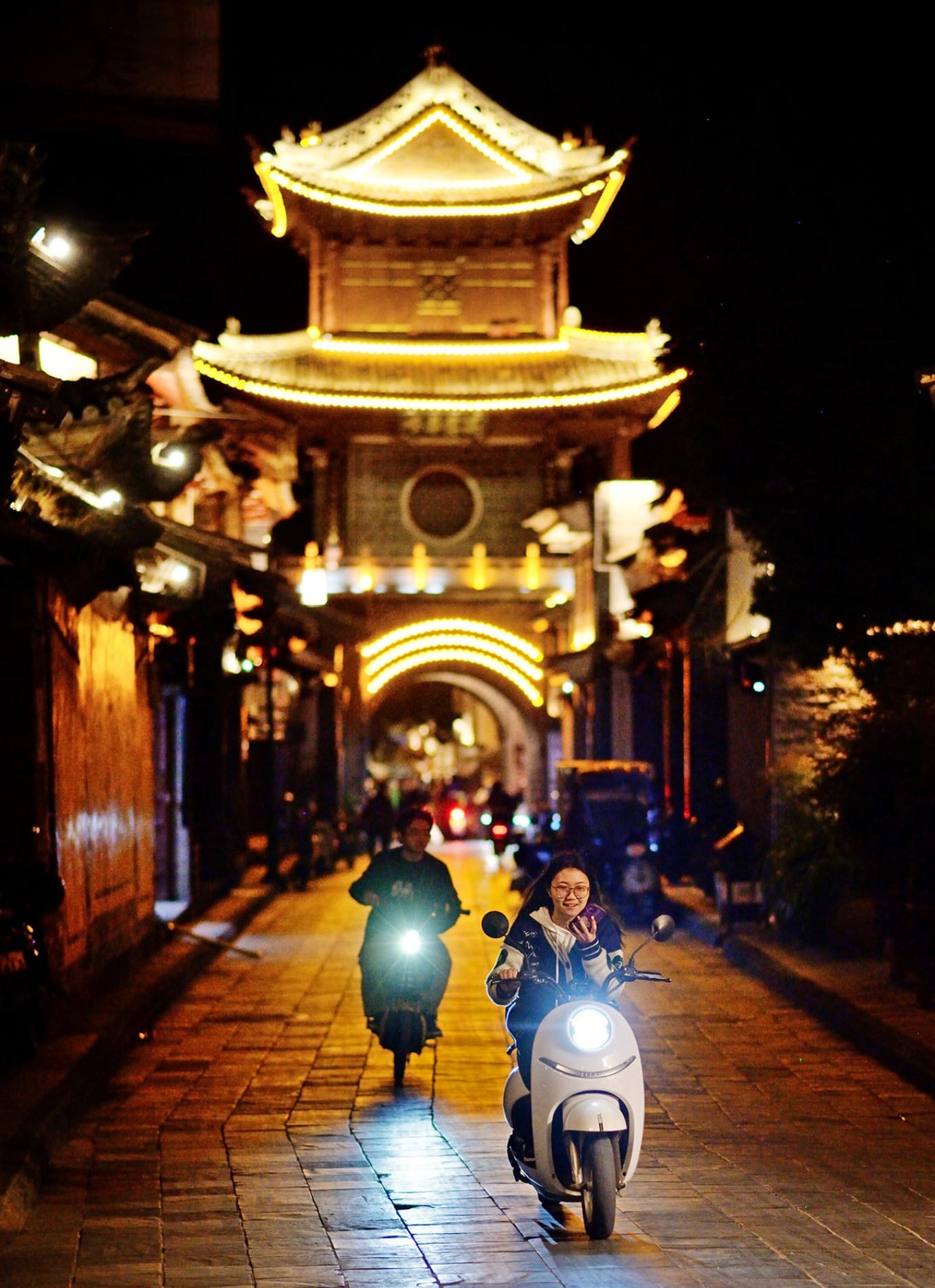 A selection of traditional Weishan snacks and dishes on a table