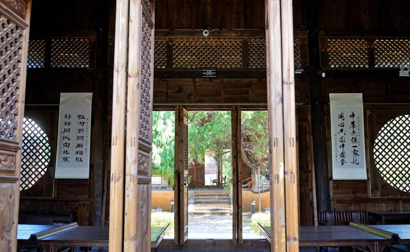 Art studio or cultural activity space inside the Jade Emperor Pavilion