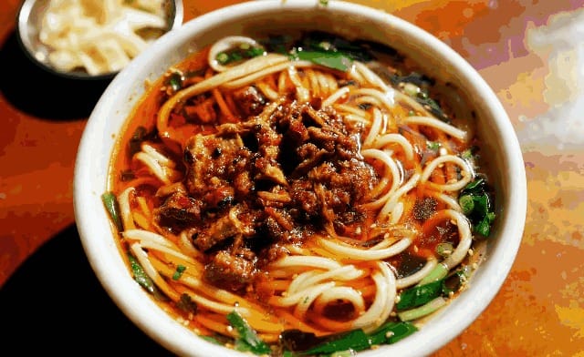 A traveler relaxing in a scenic Dali setting, embodying a sense of chill