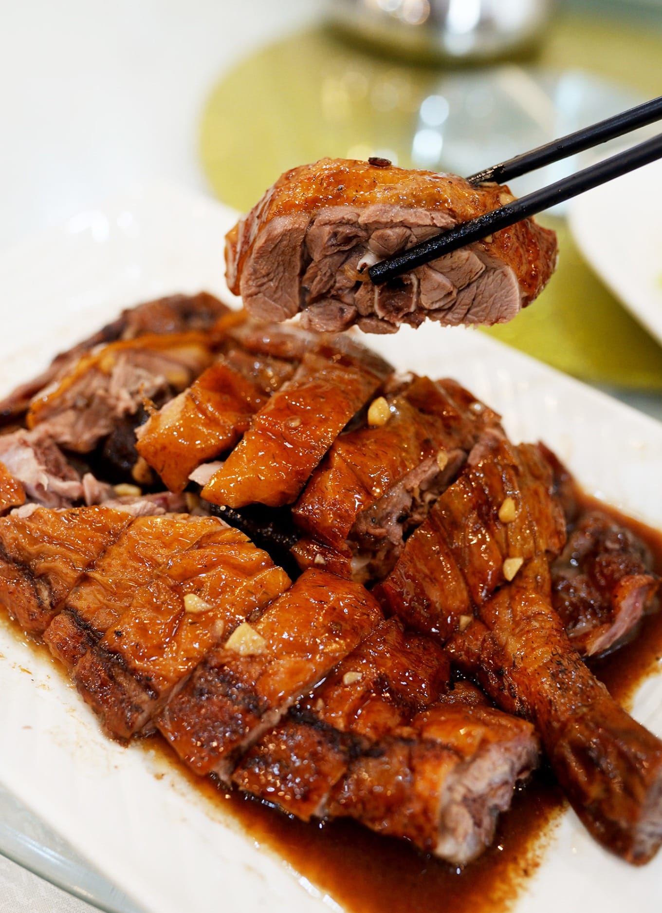 Dongguan's roast goose with a unique lychee wood flavor