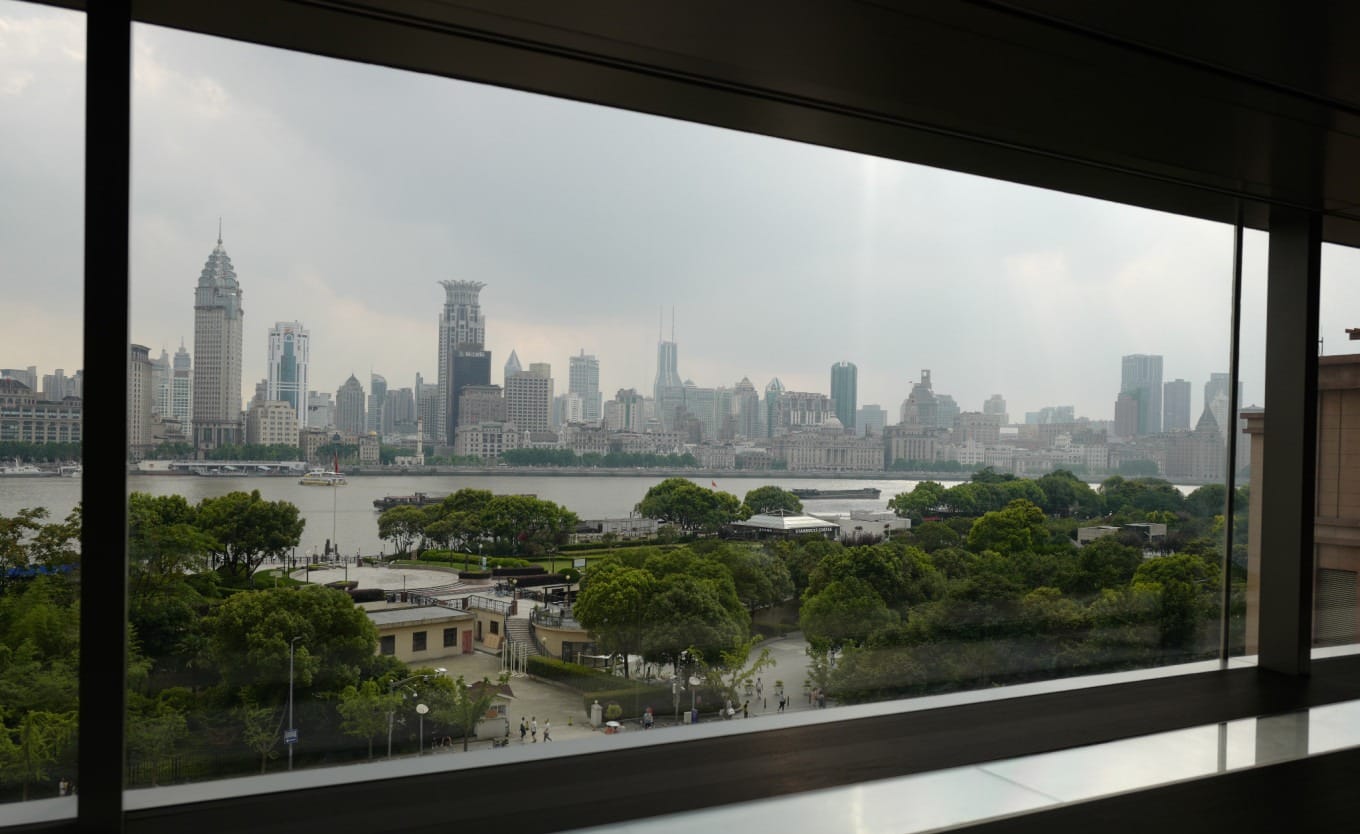Interior of the Aurora Museum Café with elegant seating