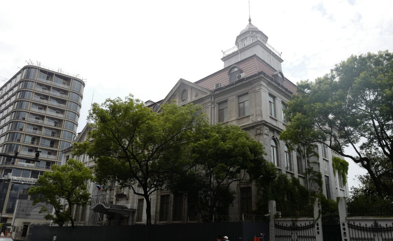 Exterior view of the historic Astor House Hotel, home to the China Securities Museum