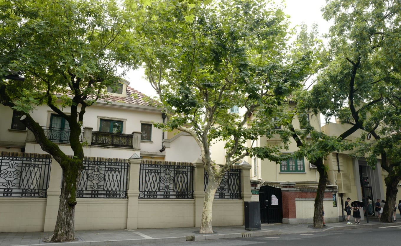 Entrance archway to the Wukang Court complex at 376-378 Wukang Road