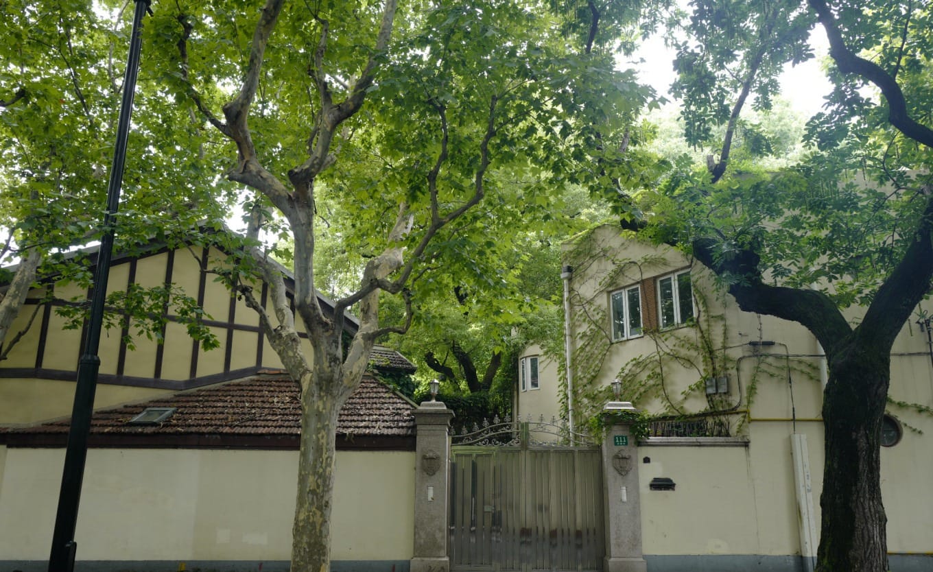 The English country-style villa at 109 Wukang Road, former home of Gu Zhutong