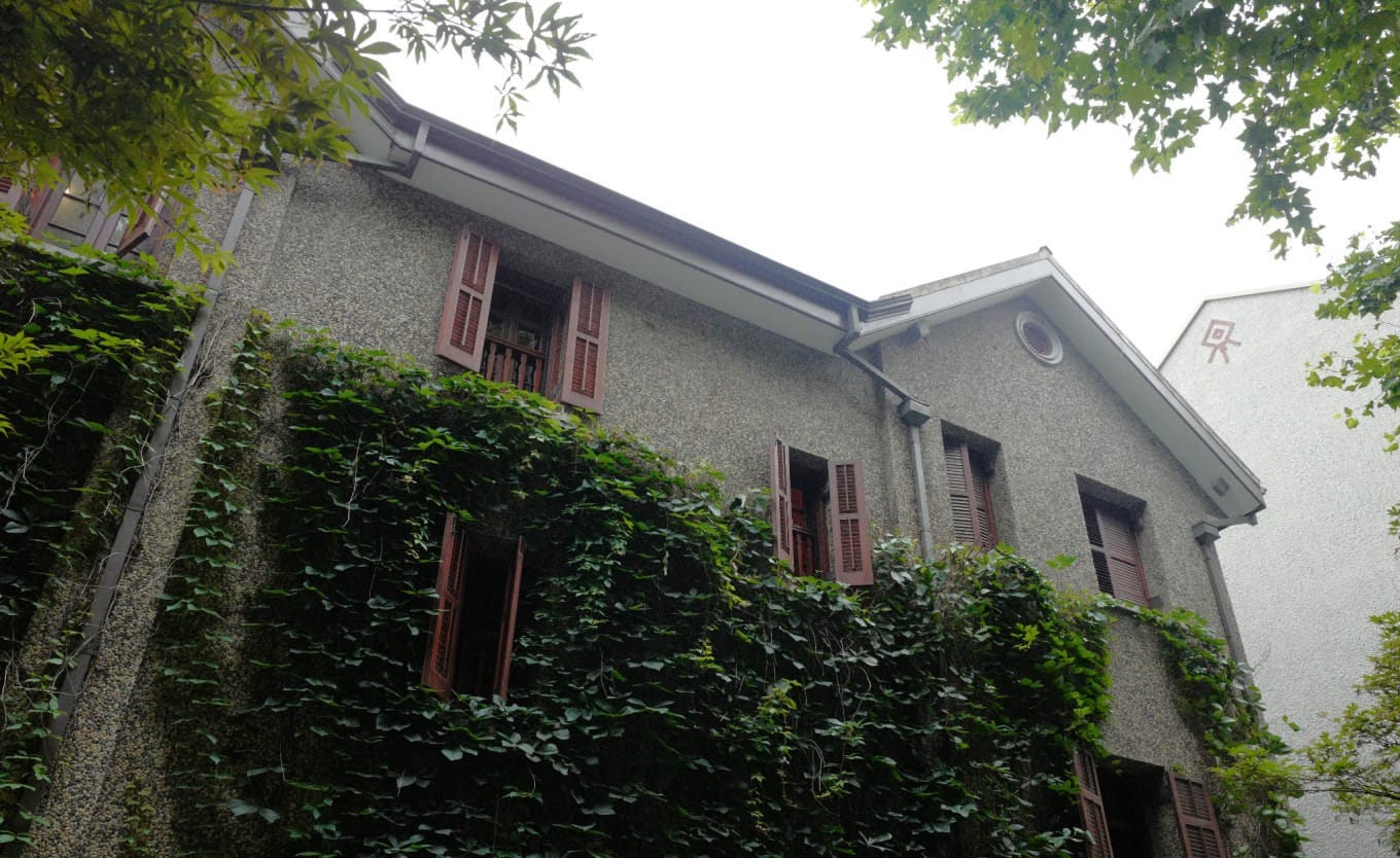 Exterior of the French Modern-style garden villa at 517 Fuxing Middle Road, former home of Feng Yuxiang and Liu Yazi