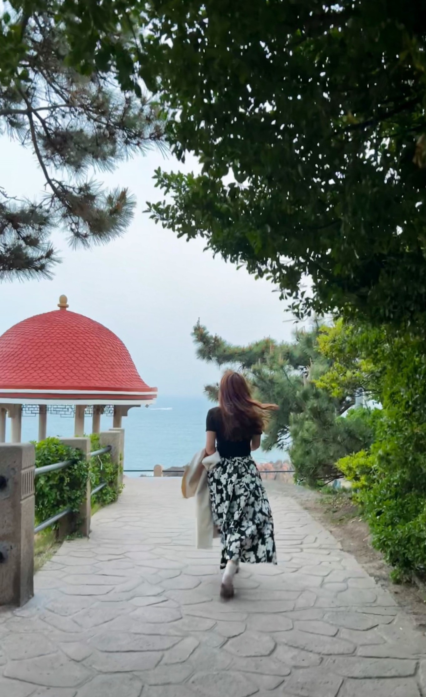 View of the sea from Lu Xun Park