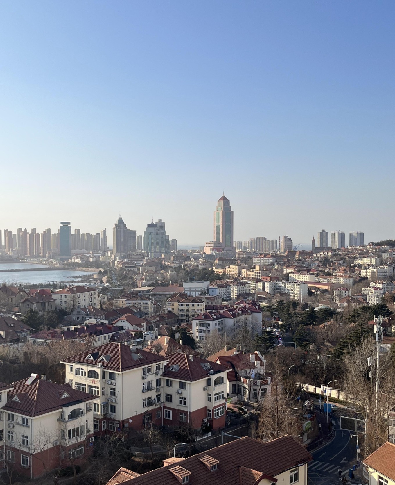 First Bathing Beach seen from Xiaoyushan