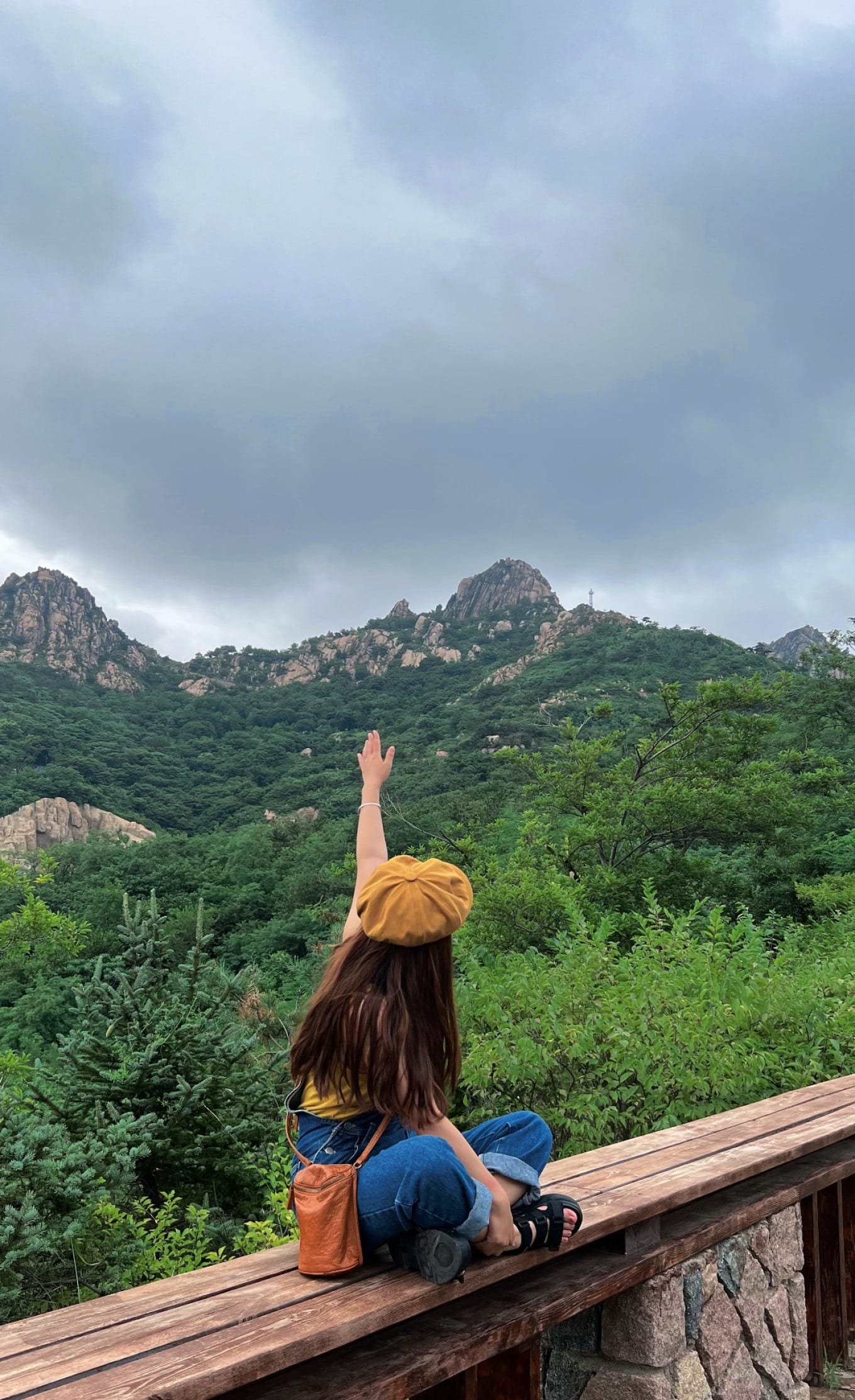 Observation deck at Fushan