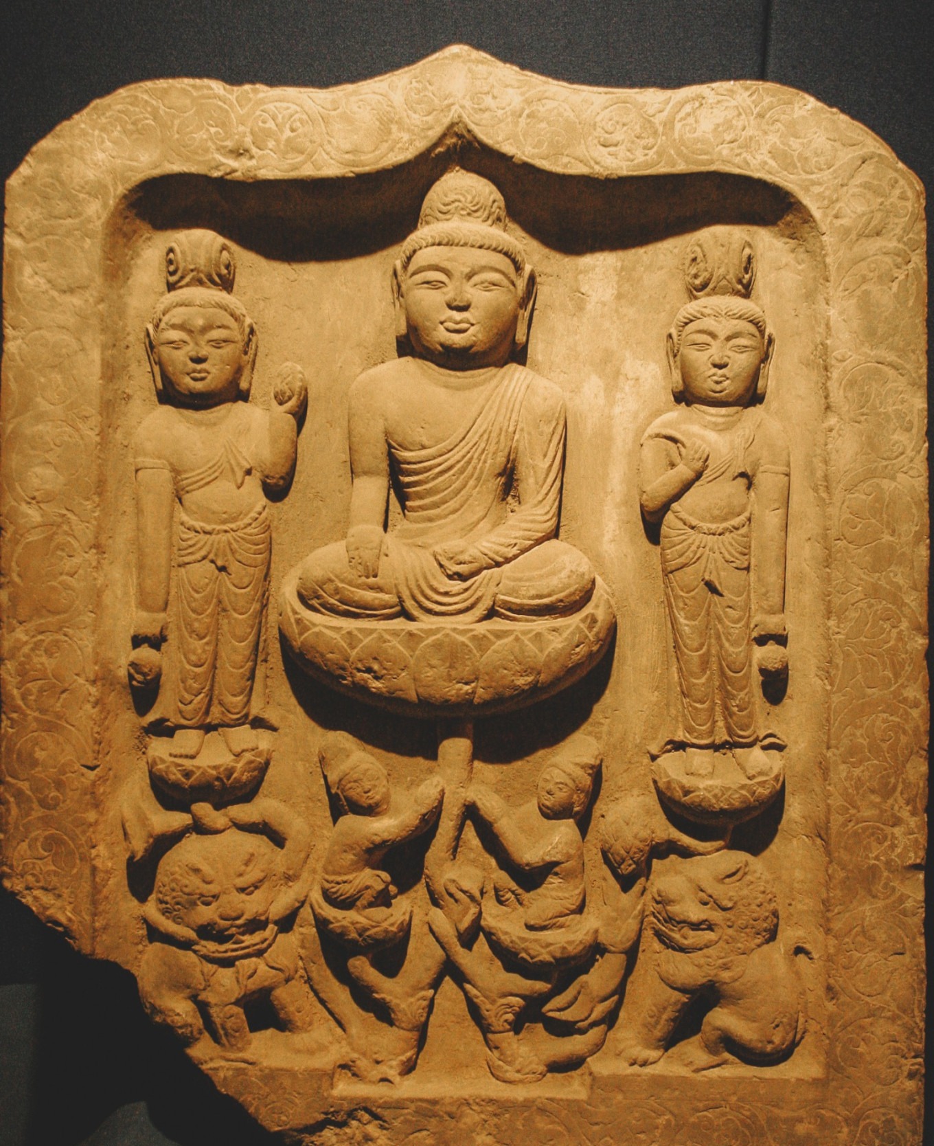 Jade artifacts display in the museum