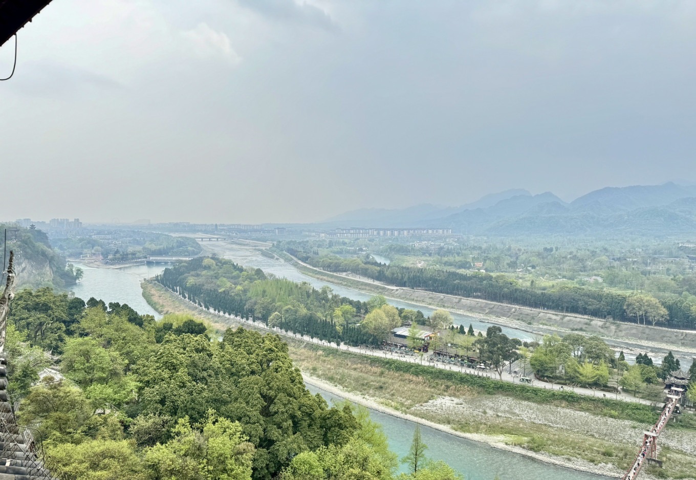 Anlan Bridge over the river