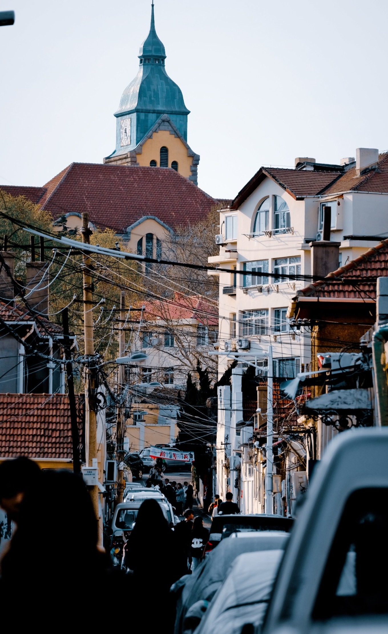 St. Michael's Cathedral on Zhejiang Road in Qingdao