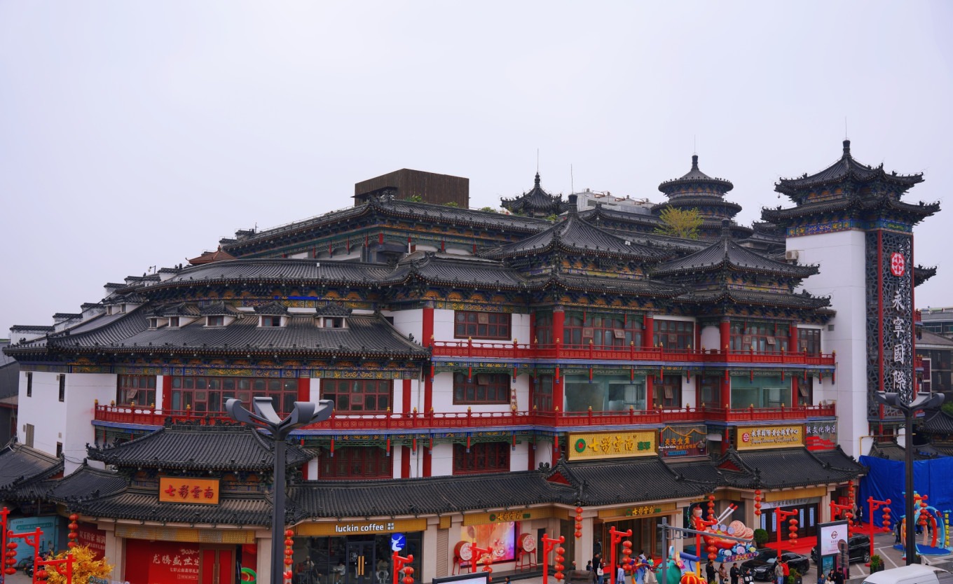 View of the central axis from Xi'an City Wall