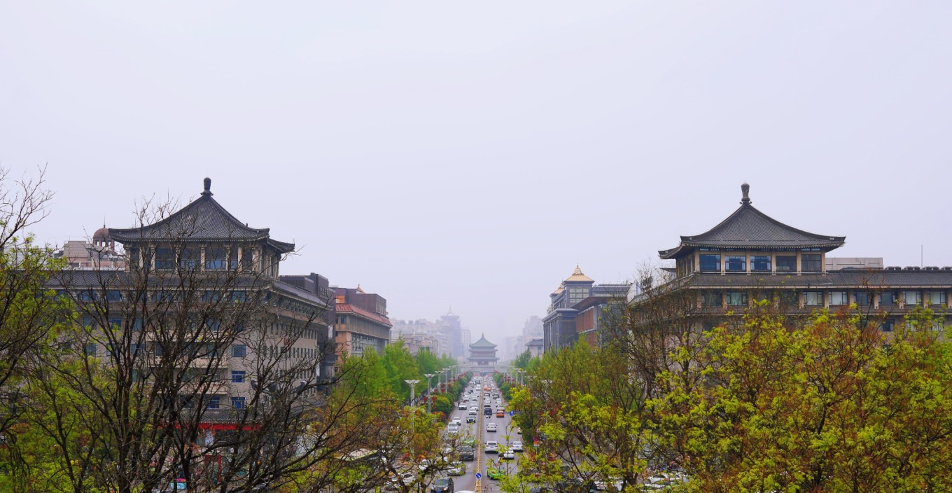Corner tower on Xi'an City Wall