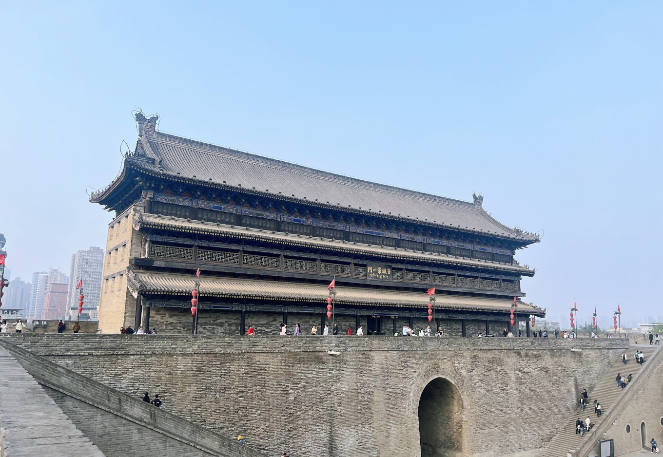 North Gate Anyuan Gate on Xi'an City Wall