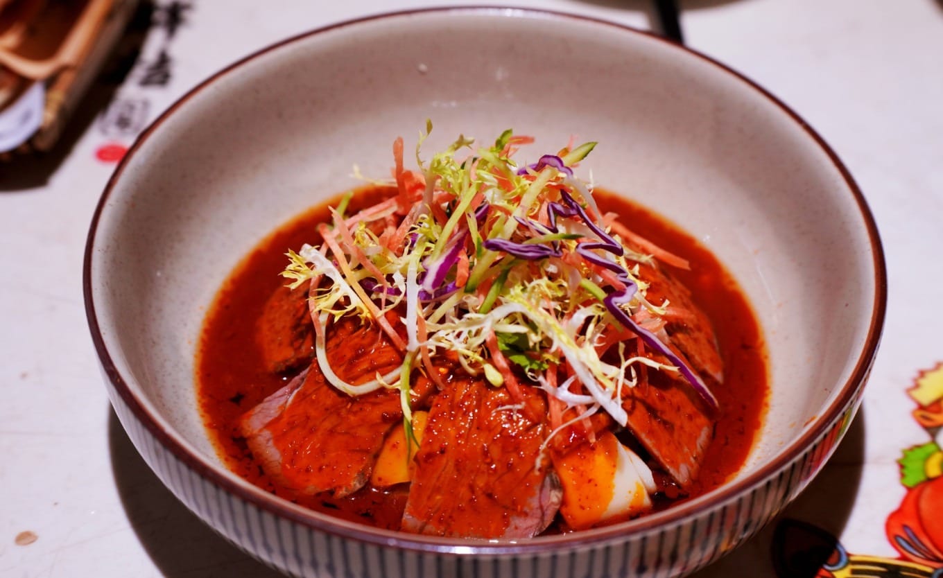 Hand-pulled beef with noodles