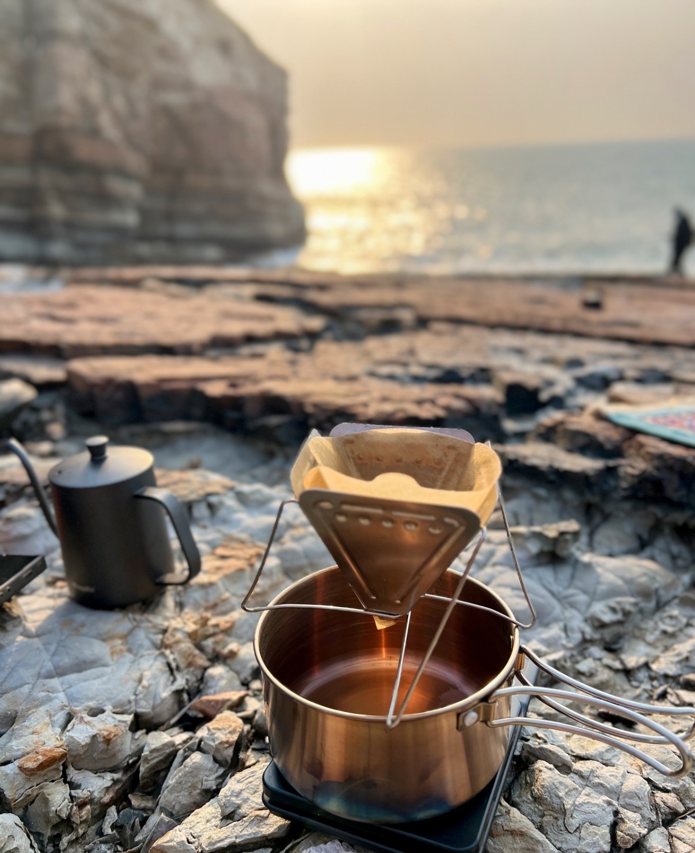 Sunset at Baxian Dun