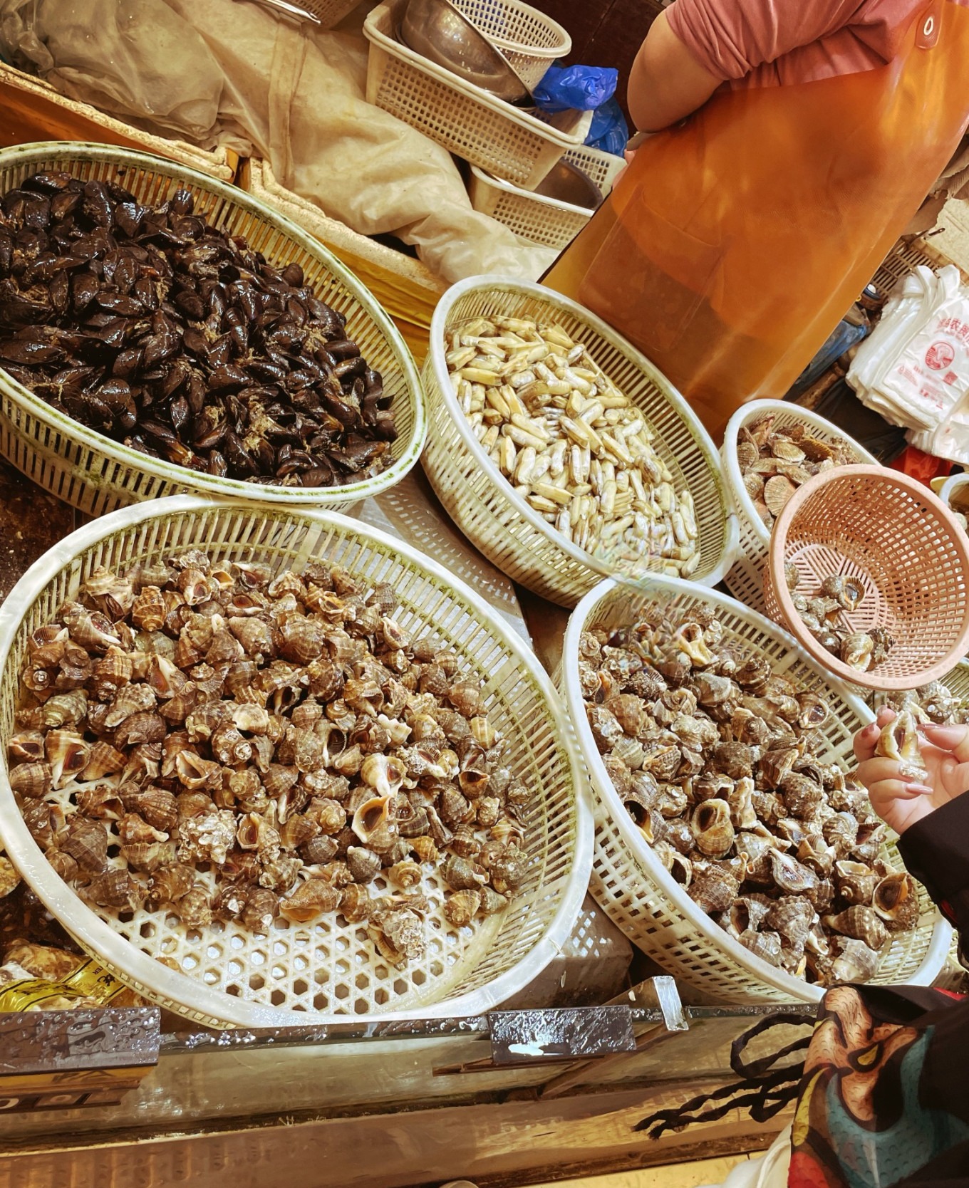 Dried goods and spices at the market