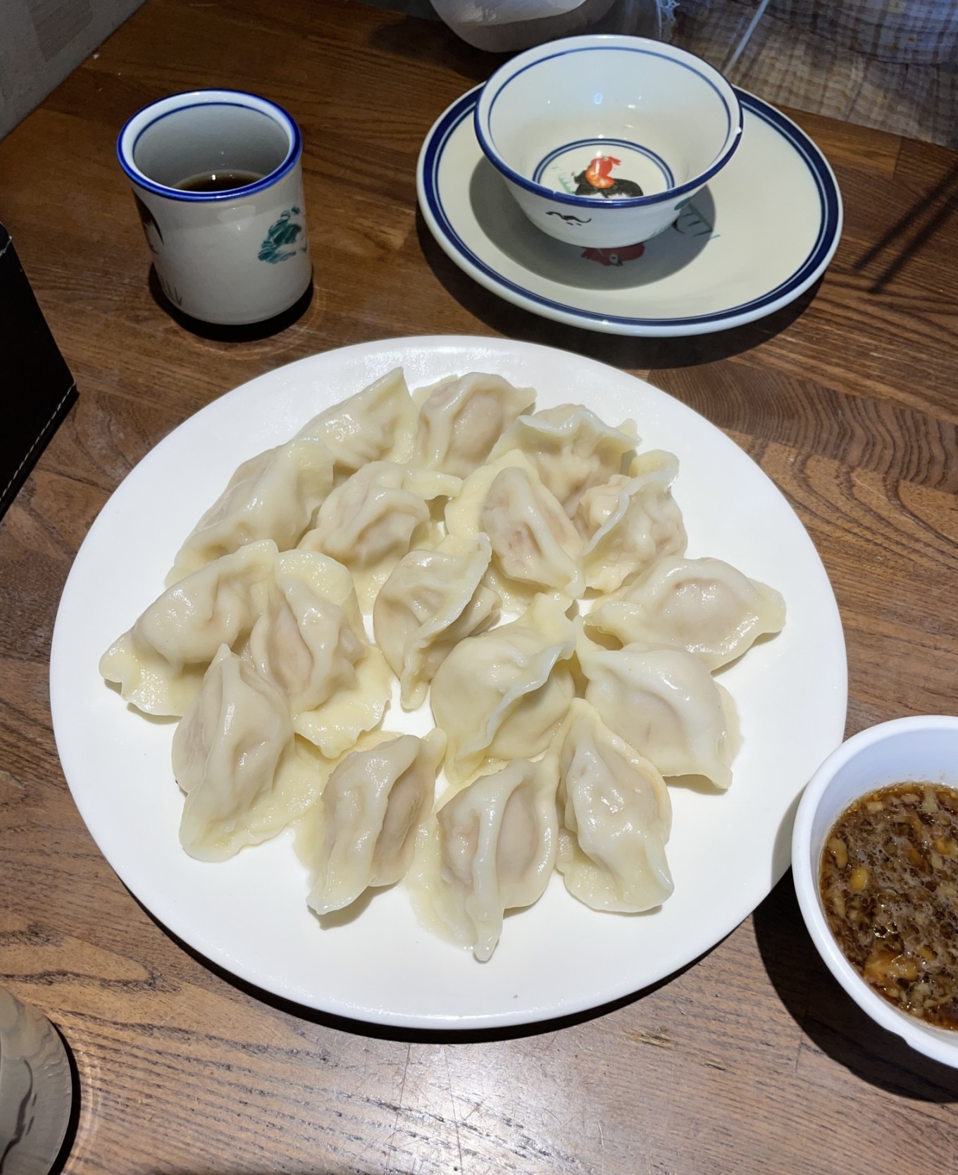 Bowl of family fortune wontons at Haiping Wonton