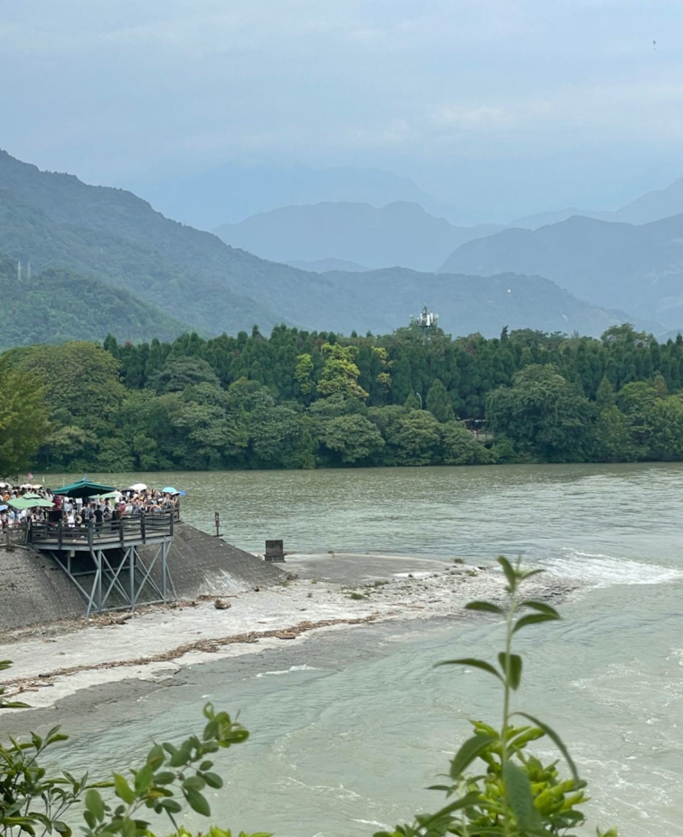 Anlan Suspension Bridge at Dujiangyan