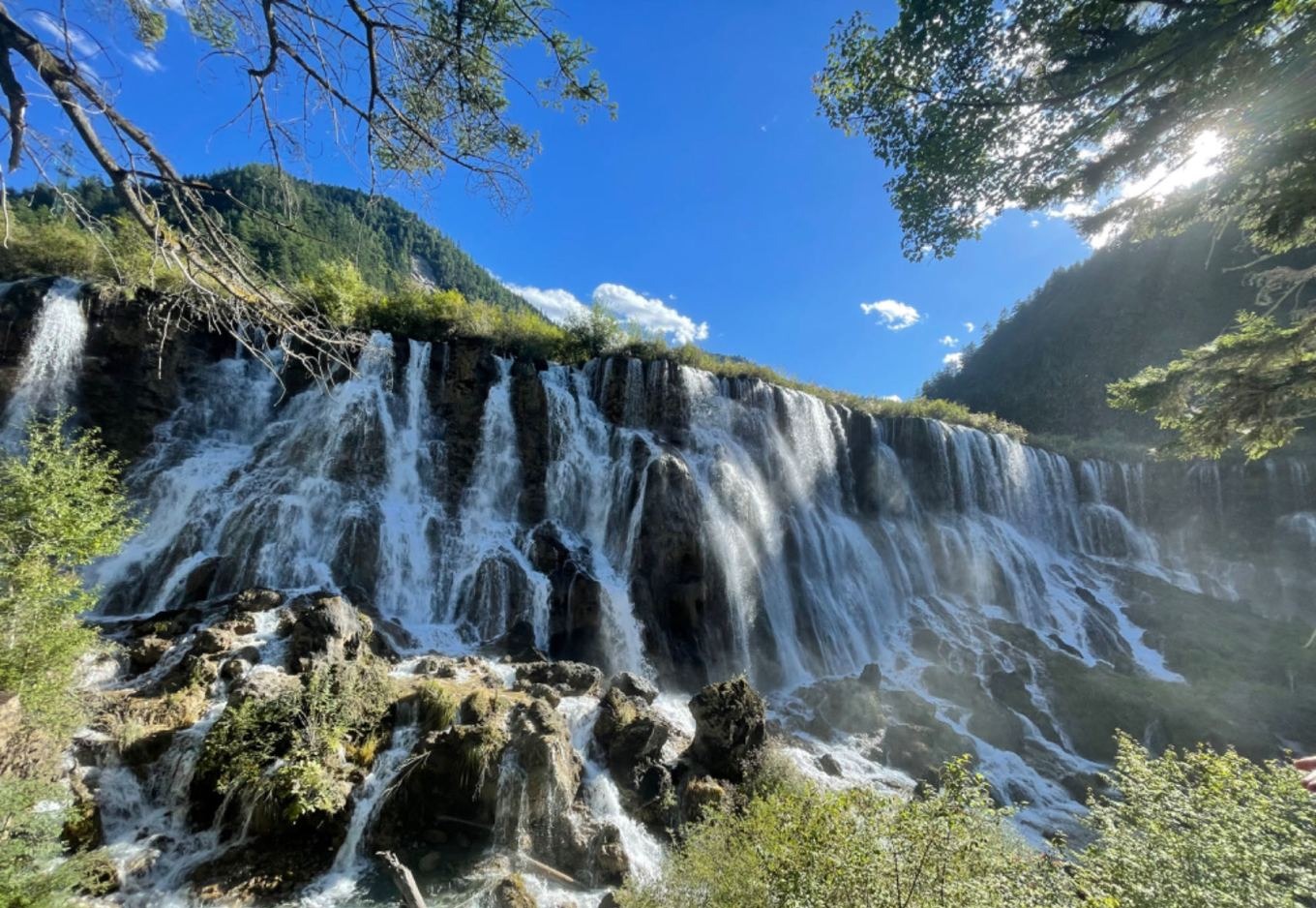 Nuorilang Waterfall wide view