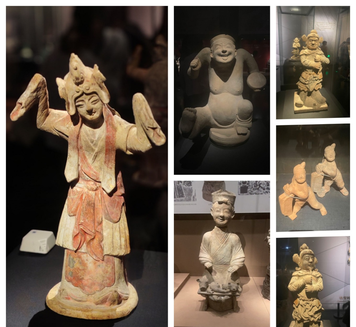 Three-color glazed lotus lamp from Tang dynasty at Chengdu Museum