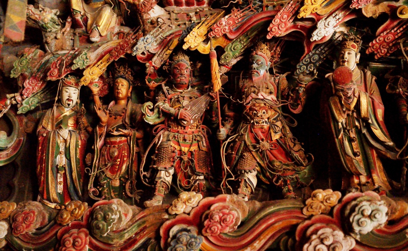 Twenty-Four Devas on south wall