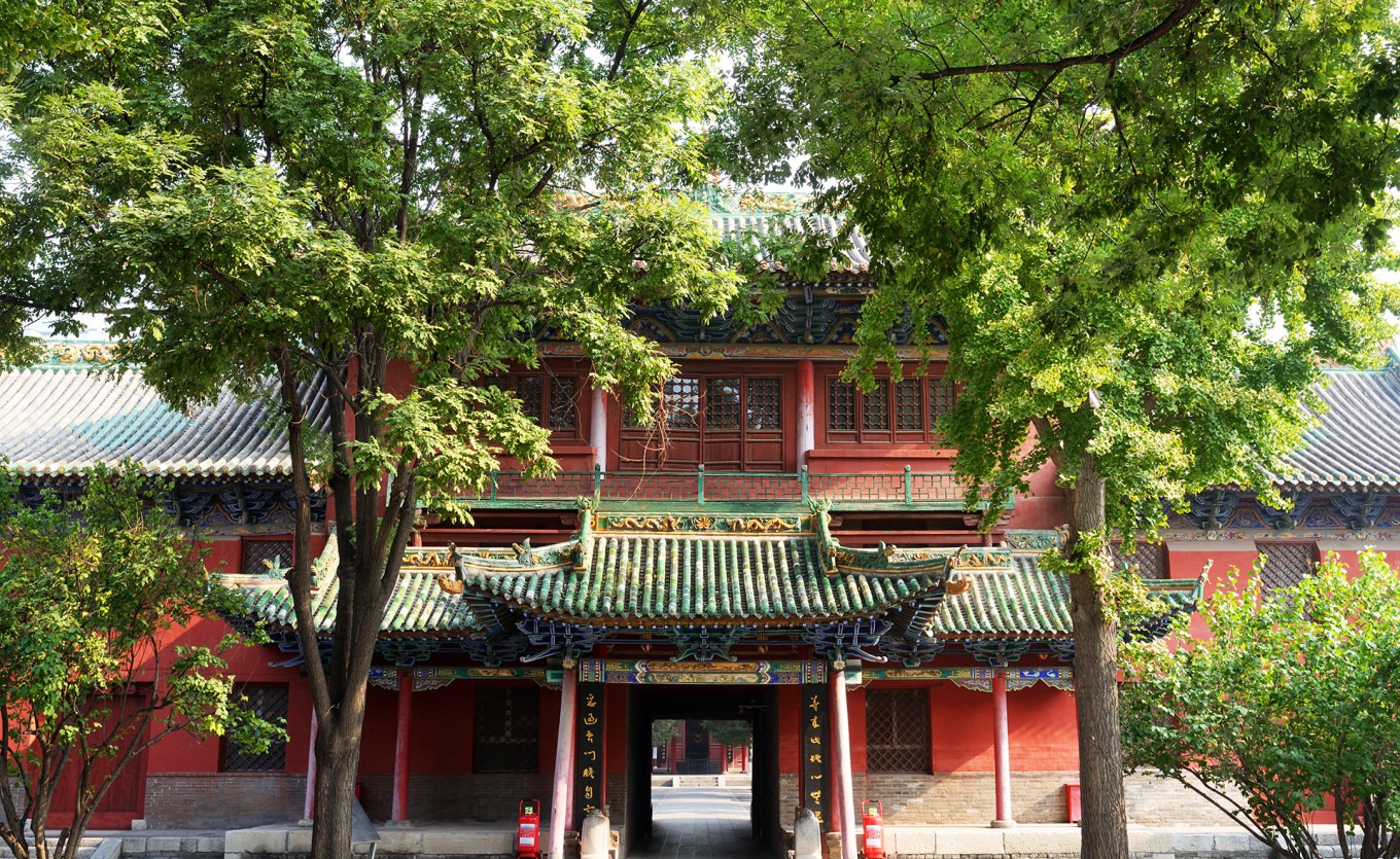 Double-eaved tower (Xuanjian Tower) at Lu'an Prefecture City God Temple