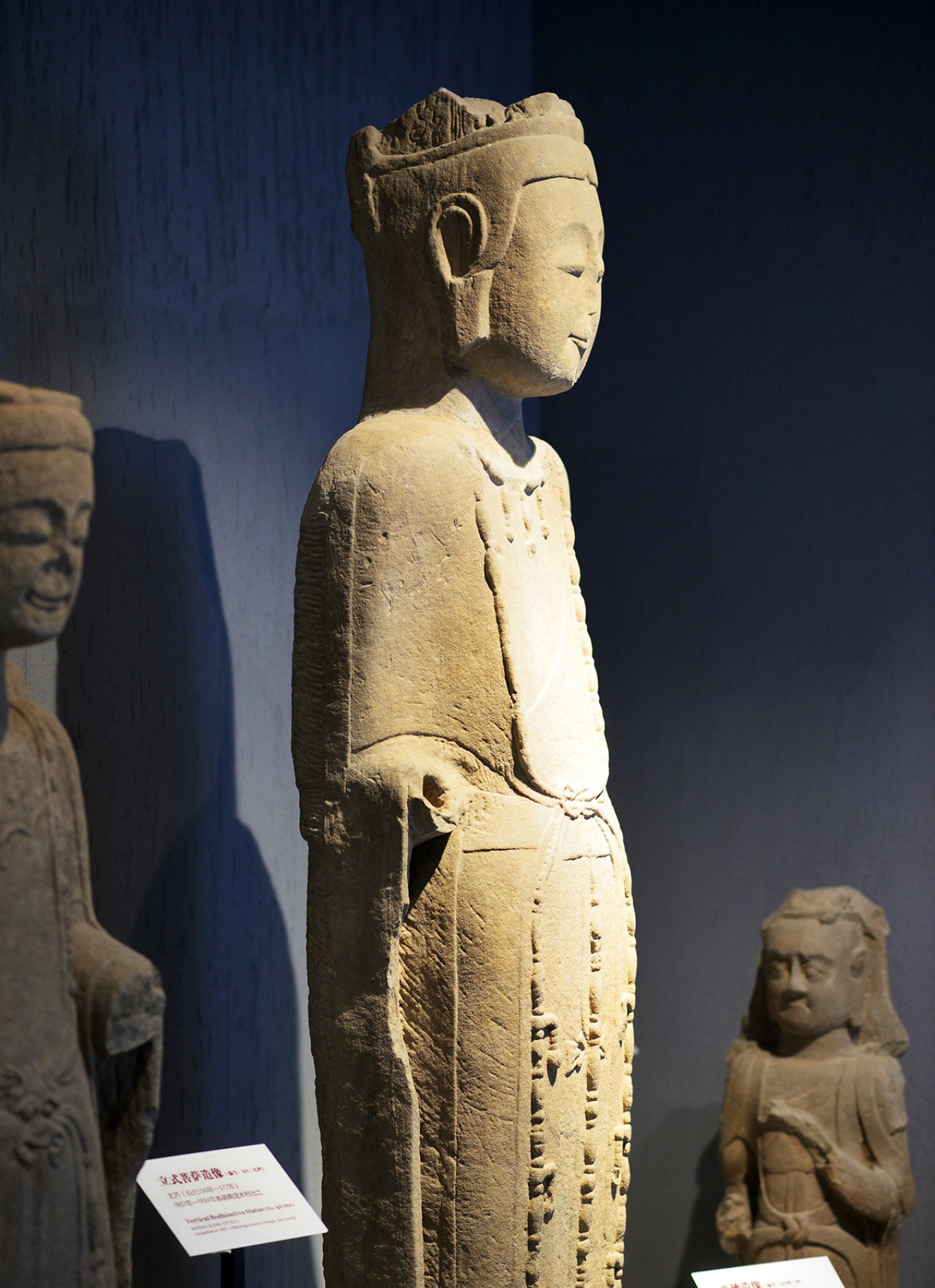 Close-up of a Buddha's hand gesture (mudra)