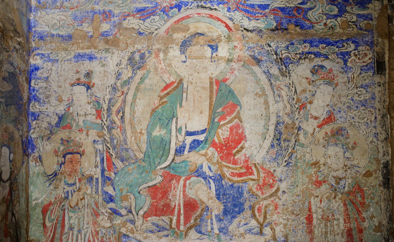 Another section of the Ming murals in the Main Hall