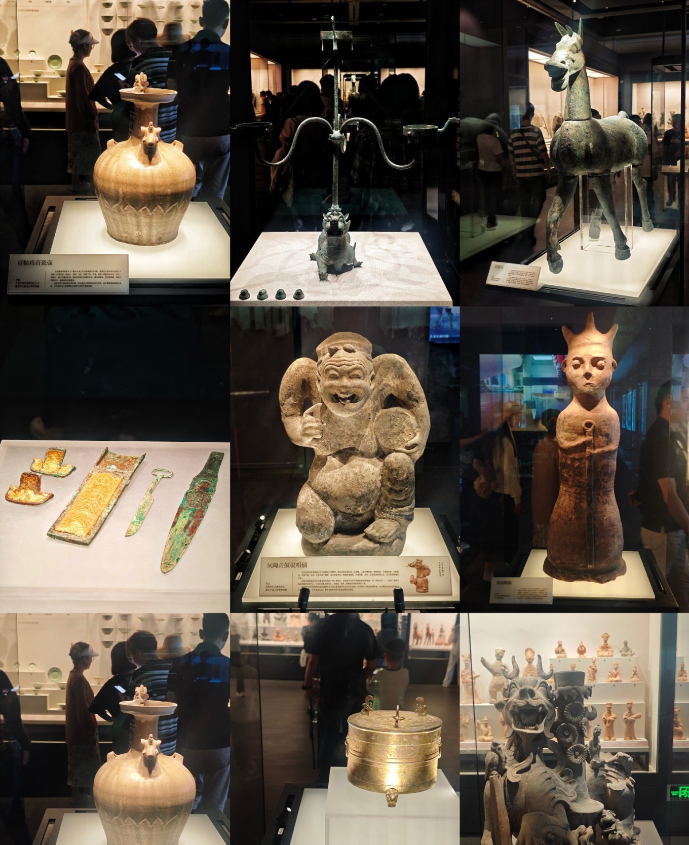Ancient artifacts on display at the Three Gorges Museum