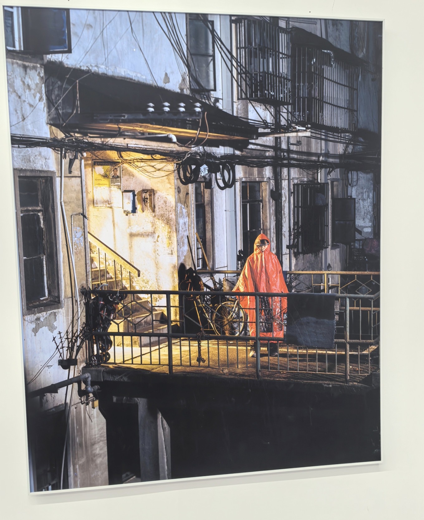 Photographer's perspective artwork in the museum