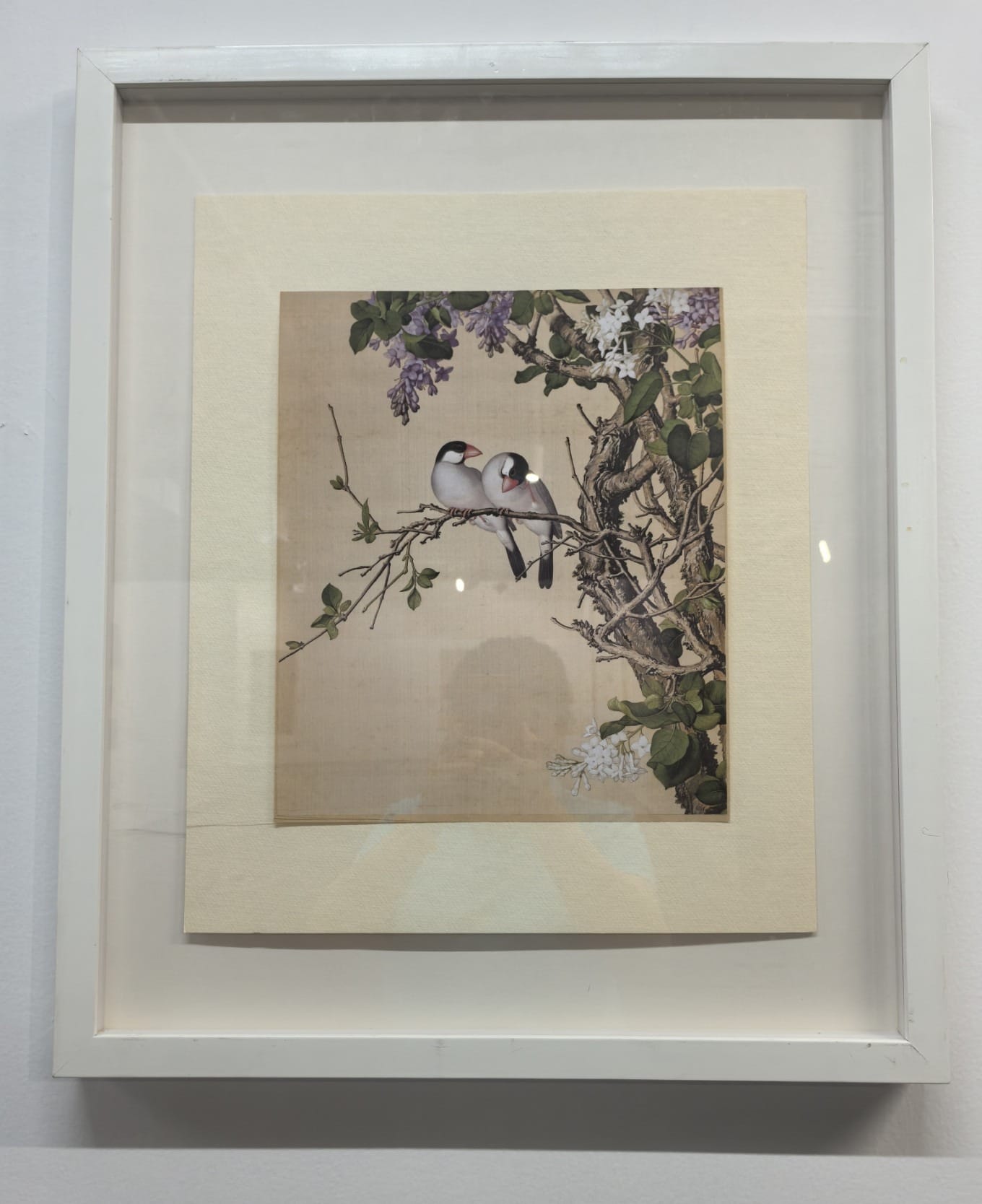 Bird painting with a relaxed atmosphere
