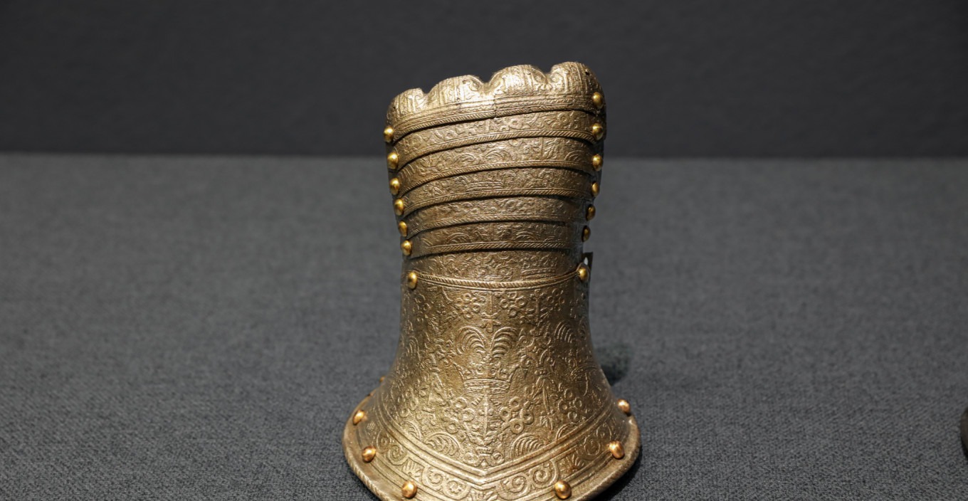 Shield with intricate design