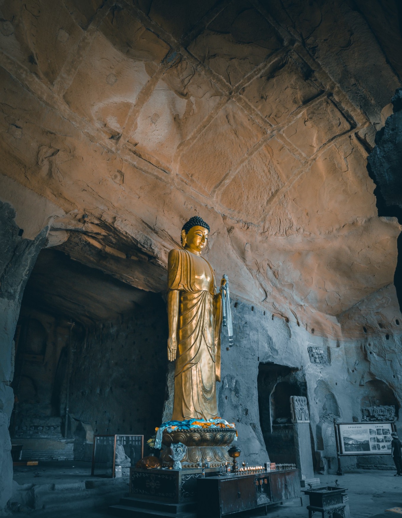 Standing Buddha statue